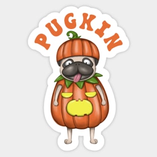 Pugkin Sticker